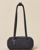 BAGGU BAGGU Small Denim Bowler Bag in Washed Black Denim, Women's at Urban Outfitters - 1