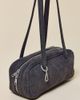 BAGGU BAGGU Small Denim Bowler Bag in Washed Black Denim, Women's at Urban Outfitters - 2