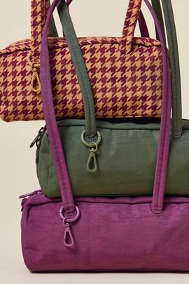 BAGGU BAGGU Small Nylon Bowler Bag in Caper, Women's at Urban Outfitters