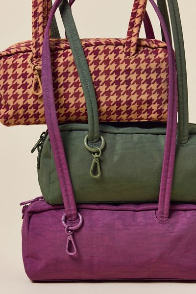 BAGGU BAGGU Small Nylon Bowler Bag in Caper, Women's at Urban Outfitters