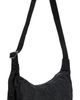 BAGGU BAGGU Small Nylon Crescent Bag Black One - 1
