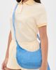 BAGGU BAGGU Small Nylon Crescent Shoulder Bag Piscine One - 3