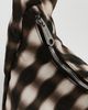 BAGGU BAGGU Small Nylon Meringue Shoulder Bag Blurred Gingham Brown One - 5