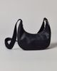 BAGGU BAGGU Small Recycled Leather Crescent Bag in Black, Women's at Urban Outfitters - 4