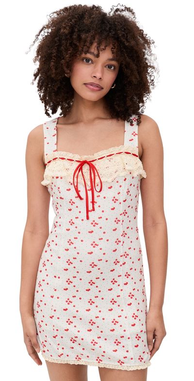 Bailey Rose Bailey Rose Floral Mini Dress Cream