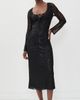 Bailey Rose Bailey Rose Lace Maxi Dress Black - 2