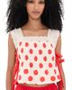 Bailey Rose Bailey Rose Polka Dot Top Poppy Red - 1