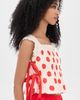 Bailey Rose Bailey Rose Polka Dot Top Poppy Red - 4
