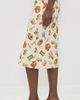 Bailey Rose Bailey Rose Printed Midi Skirt Cream - 4