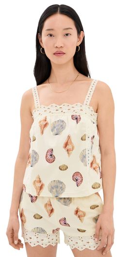 Bailey Rose Bailey Rose Shell Blouse Cream
