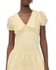 Bailey Rose Bailey Rose Short Sleeve Mini Dress Yellow - 1