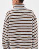 Bailey Rose Bailey Rose Striped Fleece Sweatshirt Butter Brown - 3