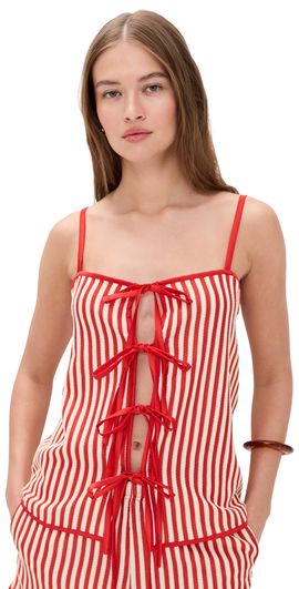 Bailey Rose Bailey Rose Striped Top Chili