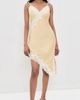 Bailey Rose Bailey Rose Yellow Midi Dress Butter - 5