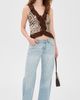 Bailey Rose Bailey Rose Zebra Blouse Cream/Brown - 5