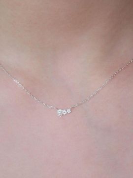Baked Alaska Mini Flower Bouquet Necklace