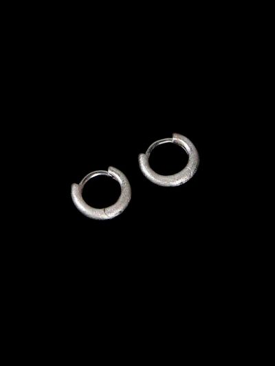 Baked Alaska Sparkling Huggie-hoop Earrings