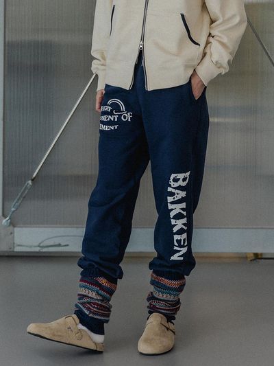BAKKEN Bakken I.M.Excitement Jogger Sweat Pants BK9987_Na