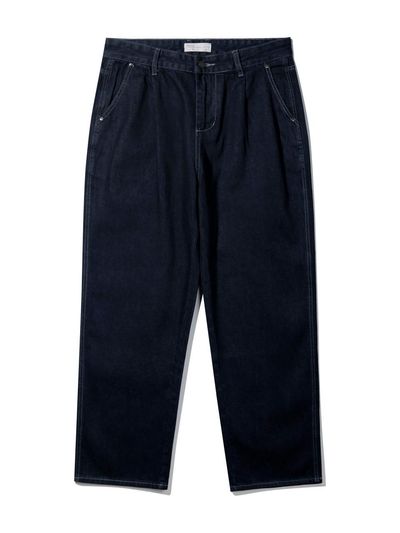 BAKKEN Bakken one-tuck denim pants BK8935_indigo