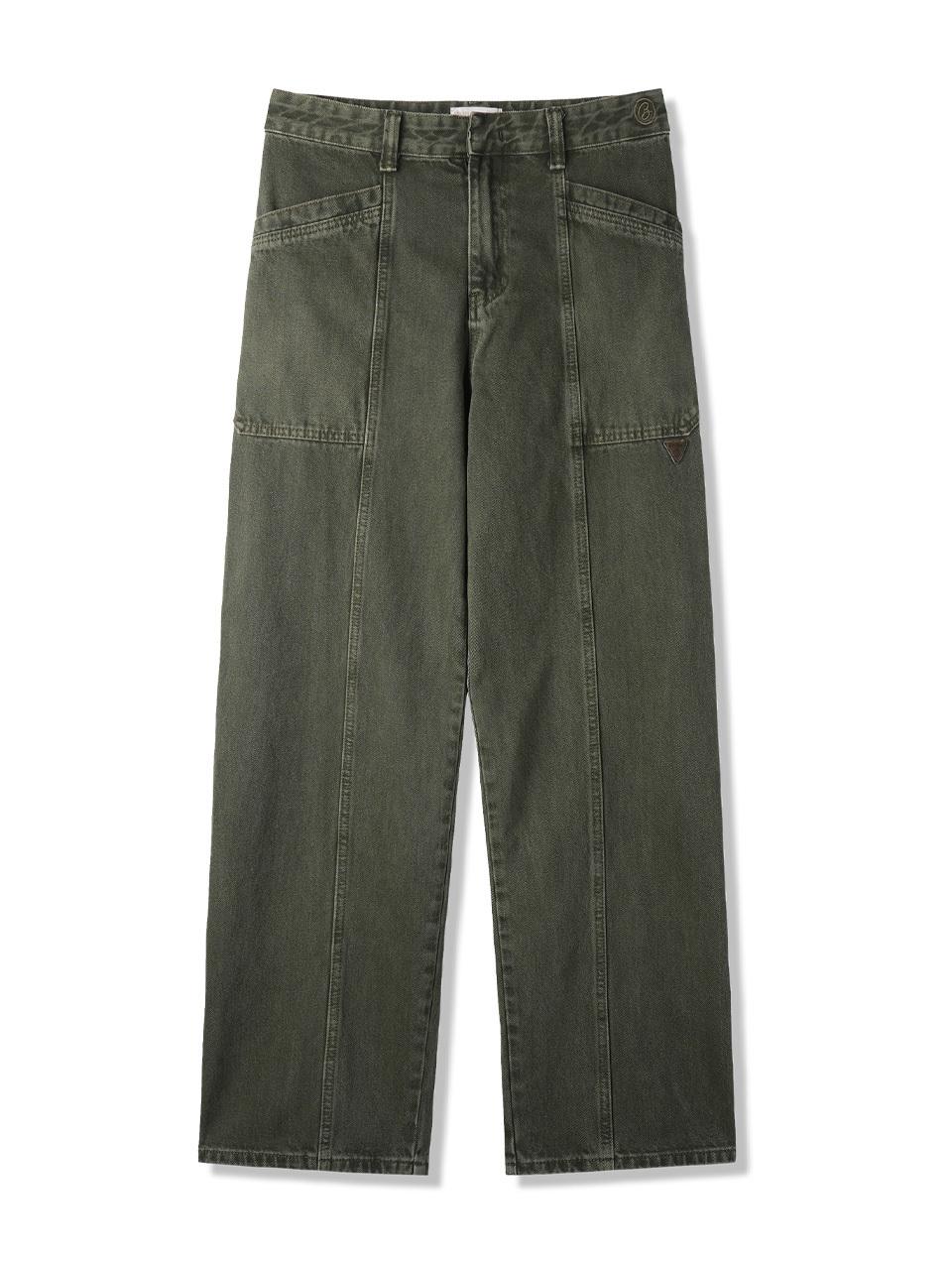 BAKKEN Bakken Pigment Straight Puttig Pants BK8924_Khaki