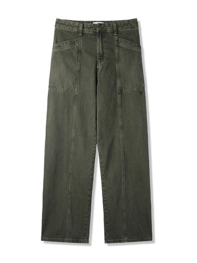 BAKKEN Bakken Pigment Straight Puttig Pants BK8924_Khaki