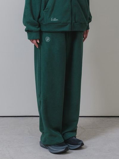 BAKKEN Bakken Puttig Back Pocket Lettering Fleece Wide Pa
