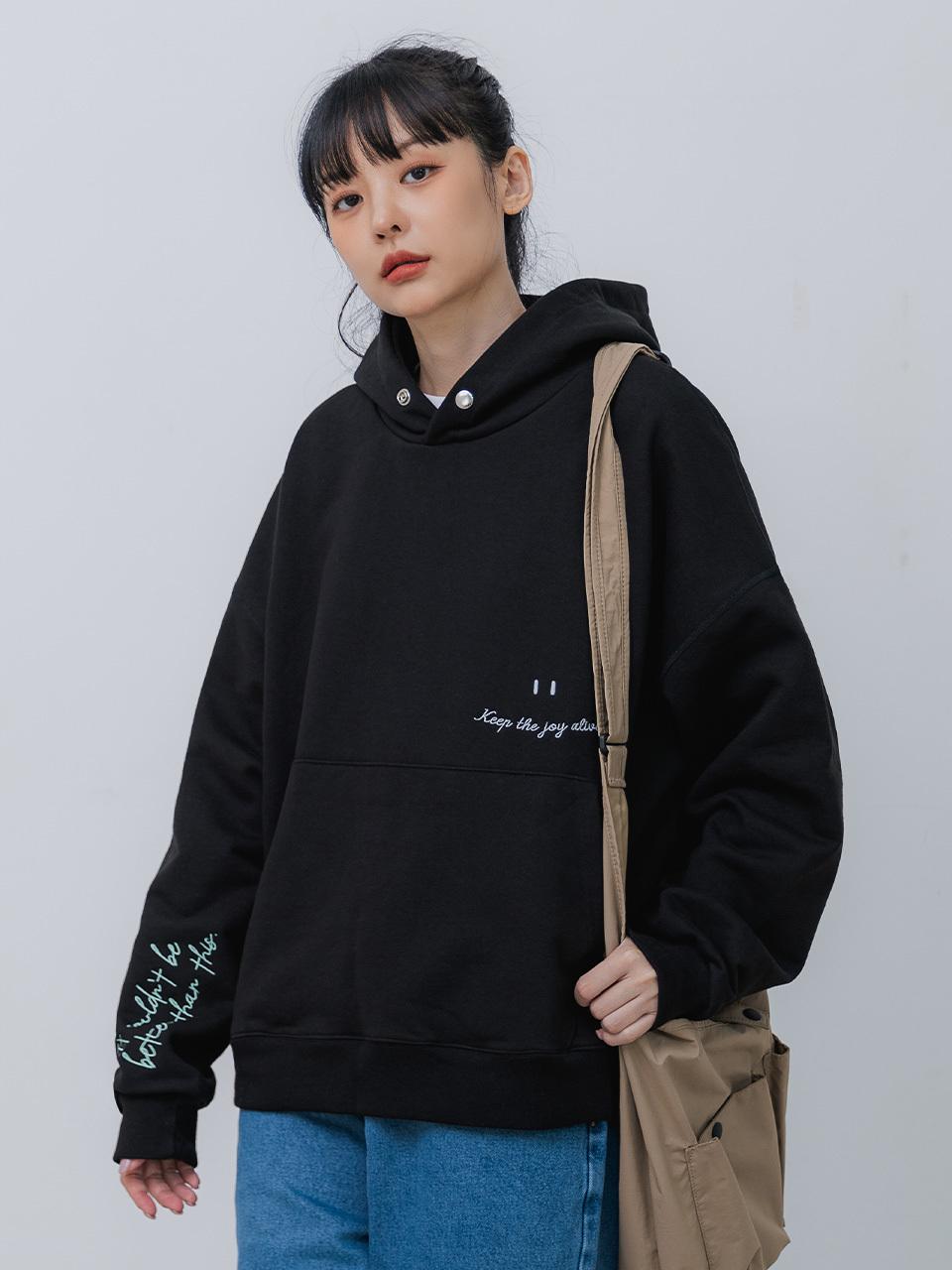 BAKKEN Bakken Smile Hoodie BK6794_Black