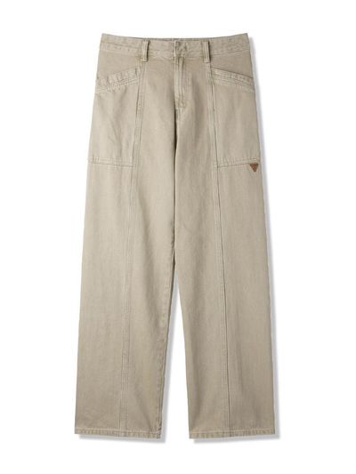 BAKKEN Barken Pigment Straight Puttig Pants BK8924_Beige