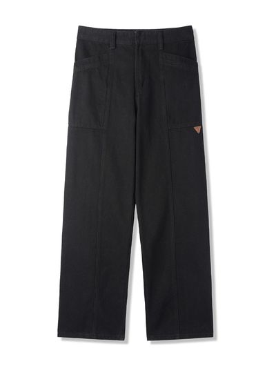 BAKKEN Barken Pigment Straight Puttig Pants BK8924_Black