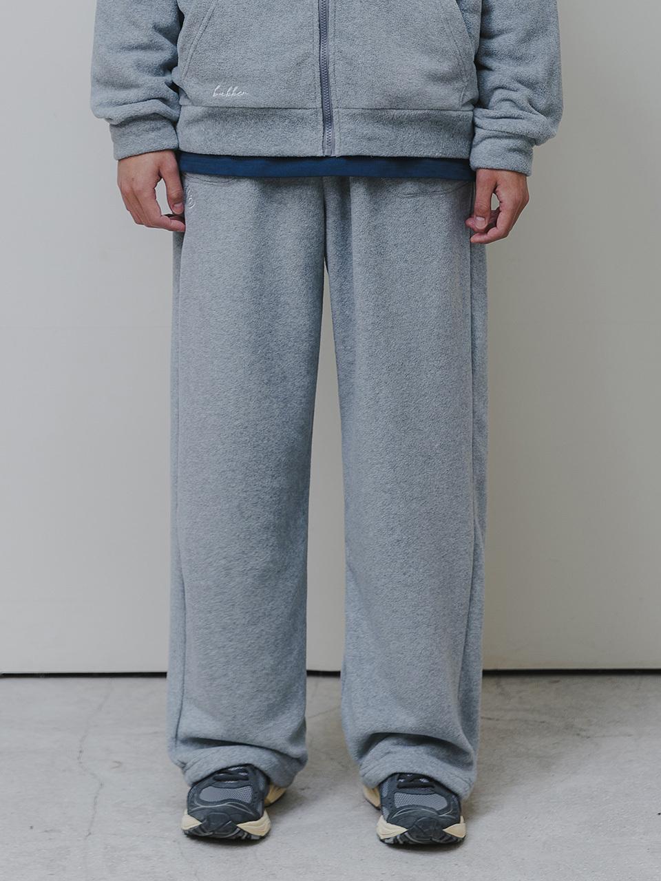 BAKKEN Barken Puttig Back Pocket Lettering Fleece Wide Pa