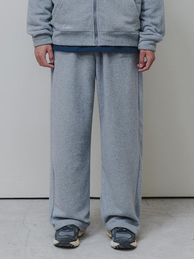 BAKKEN Barken Puttig Back Pocket Lettering Fleece Wide Pa