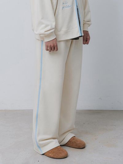 BAKKEN Barken Side Point Color Match Semi-Wide Sweat Pant