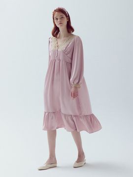 BALCONY in SUITE Floral Lace Dress Pajamas
