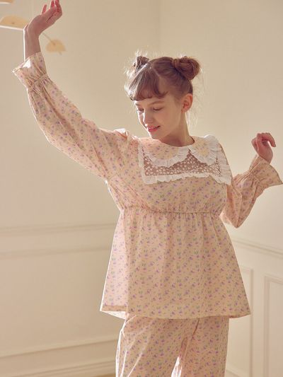 BALCONY in SUITE Flory Two Piece (Peach)