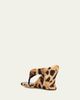 Balenciaga 90mm Gaeta Calf Hair Wedge Thong Sandals - 4
