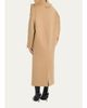 Balenciaga Architectural Vareuse Collar Wool Long Coat - 3