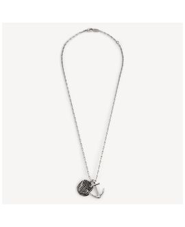 Balenciaga Balenciaga Anchor Crest Charms Necklace