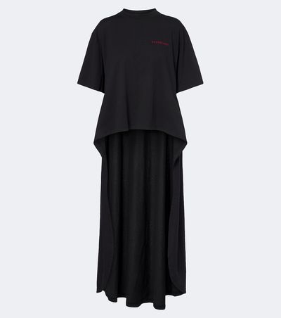 Balenciaga Balenciaga Asymmetric cotton jersey T-shirt