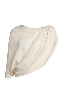 Balenciaga Balenciaga Asymmetrical Silk Top