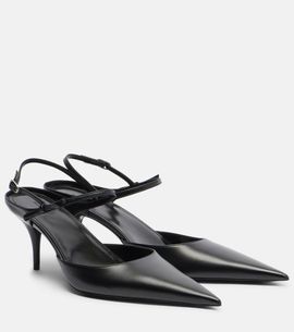 Balenciaga Balenciaga Avenue Bow leather slingback pumps