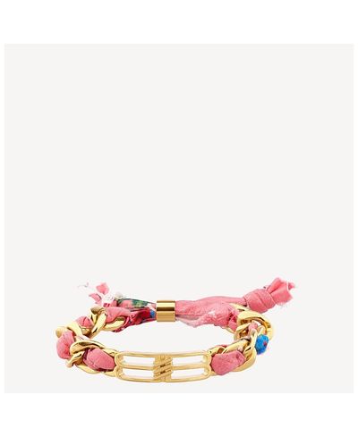 Balenciaga Balenciaga Bb Icon Ribbon Bracelet