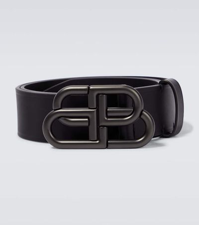 Balenciaga Balenciaga BB logo leather belt
