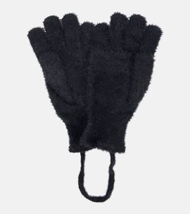 Balenciaga Balenciaga BB wool-blend gloves