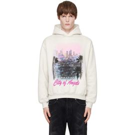 Balenciaga Balenciaga Beige 'City Of Angels' Medium Fit Hoodie