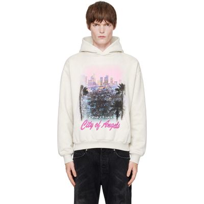 Balenciaga Balenciaga Beige 'City Of Angels' Medium Fit Hoodie