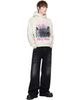 Balenciaga Balenciaga Beige 'City Of Angels' Medium Fit Hoodie - 4