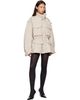 Balenciaga Balenciaga Beige Hourglass Parka - 4