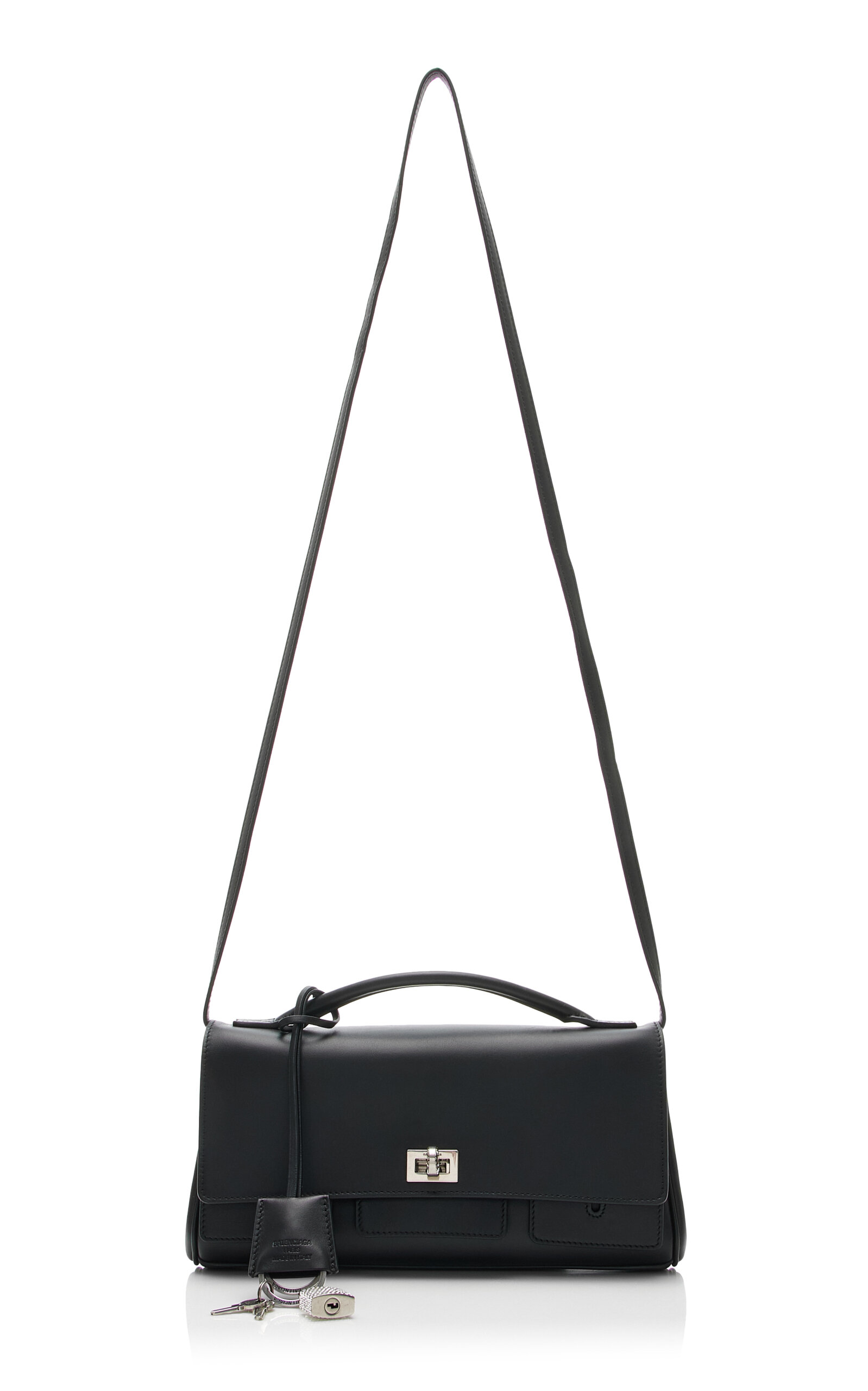Balenciaga - Bel Air Small Leather Clutch on Strap