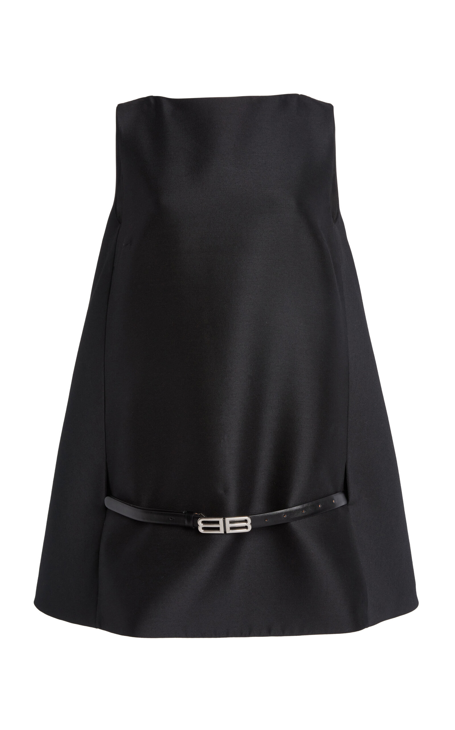 Balenciaga Balenciaga Belted WoolSilk Mini Dress