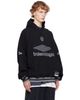 Balenciaga Balenciaga Black 3B Football Polo Hoodie - 2